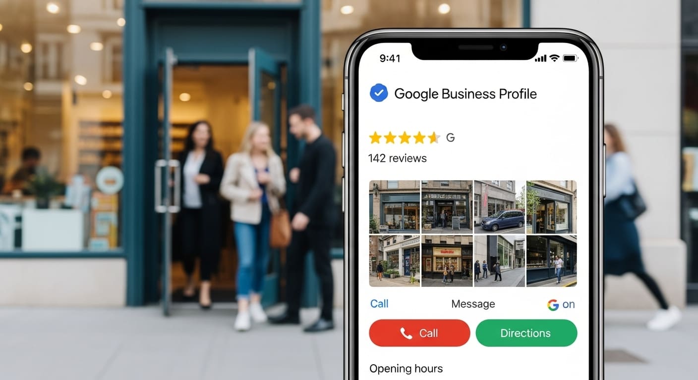 Perfil otimizado do Google Meu Negócio gerando clientes