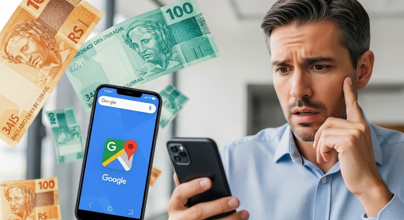 Empresário perdendo dinheiro por não usar Google Perfil de Empresa